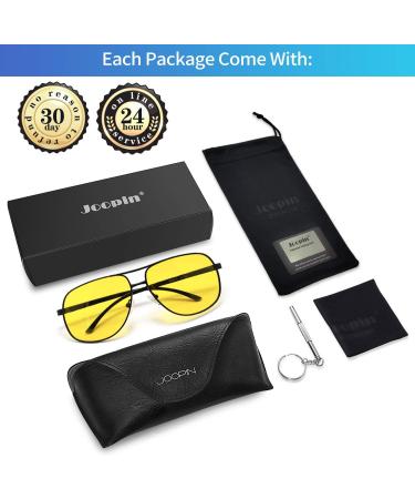 Joopin Polarized Sunglasses | Al-Mg Metal Frame | UV Protection Aviator Sunglasses for Men and Women - Buy Online on GoSupps.com