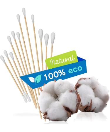 Kosmetex 100x Ear Cleaning Cotton Swabs for Dogs & Cats - 7.5 cm Eye & Ear Cleaner for Pets - Buy Online on GoSupps.com