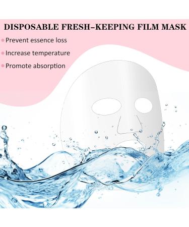300 Sheets Disposable Transparent Facial Mask for DIY Skin Care - Moisture Retention Spa Treatment - Buy Online on GoSupps.com