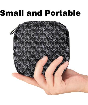 Portable Women's Bandages with Owl Feathers - Stylish Storage Bag for Menstrual Pads | Ideal for Teens & Women - Buy Online on GoSupps.com