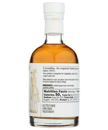 Carandini White Sweet Bianca Vinegar - 8.45 Fl Oz | Premium Italian Condiment - Buy Online on GoSupps.com
