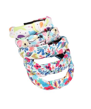 Easter Bunny Flower Headbands Set for Women and Girls - Non-slip Workout Turban Hair Accessories - Buy Online on GoSupps.com