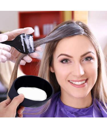 Lurrose 4-Pack Plastic Hair Dye Bowls with Handles | Perfect for DIY Color Treatments & Salon Hairdressing - Buy Online on GoSupps.com