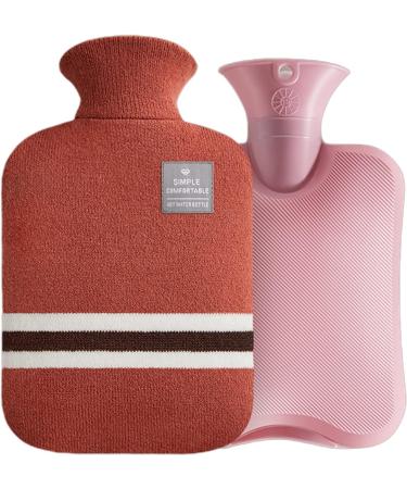 1L Heat Bottle with Soft Cover - Hot & Cold Compress for Pain Relief | Ideal Winter Hand & Foot Warmers - Buy Online on GoSupps.com