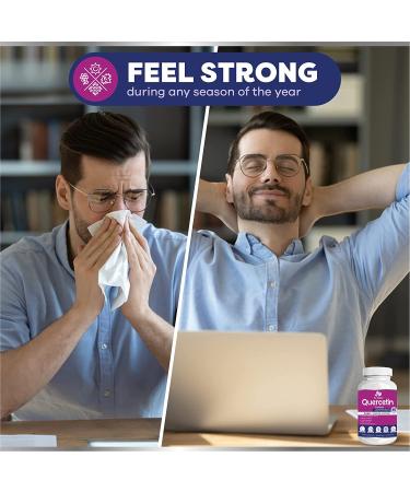 BioVitalica Quercetin Gummies - Immune Support with Bromelain, Vitamin C, Zinc, Elderberry & D3 - 750mg for Kids & Adults - Buy Online on GoSupps.com
