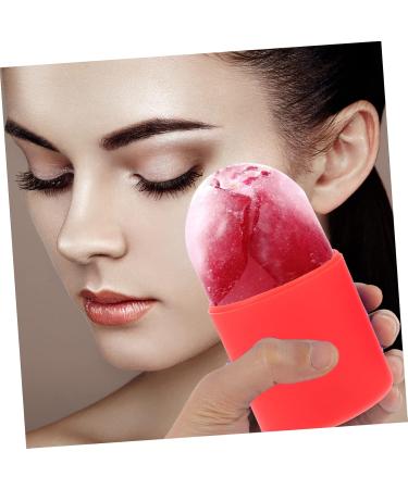 Buy Balacoo Silicone Ice Face Roller & Eye Massager - Ice Roller Holder & Molds for Radiant Skin - Beauty Facial Massager 11x5.5 CM Red - International Shipping Available - Buy Online on GoSupps.com