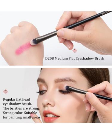 Premium TEXAMO Medium Eyeshadow Smudge Brush - Soft Makeup Brush for Precision Eye Application | International Shipping Available - Buy Online on GoSupps.com