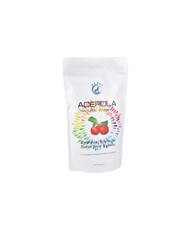Mr Ros Natural Vitamin C | Acerola Cherry Naturally Grown Powder 1 Lb (16 Oz - 453 Grams) - Origin Nobel Prize Winner Immune System Booster Non-GMO Whole Food Vitamin C Supplement