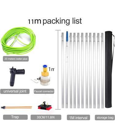 photovoltaic cleaner window cleaning pole Window Cleaning Pole/Water Fed Telescopic Brush/Extendable Cleaner Conservatory Roof Suitable For Photovoltaic Panel CleaningTrucks Windows 9m (Size 5m pole - Buy Online on GoSupps.com