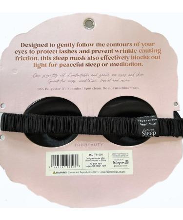 TruBeauty Sleep Mask - Premium Black Sleep Mask for Ultimate Comfort | International Shipping Available - Buy Online on GoSupps.com