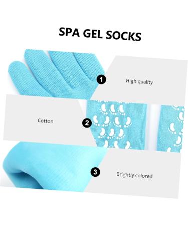 Healeved Moisturizing Gloves Cracked Skin Socks Moisturizing Toe Socks Heal Gloves Womens Socks Hosiery Moisturizing Socks Silicone Gel Cracked Skin Gloves Gel Heel Sleeves Spa - Buy Online on GoSupps.com