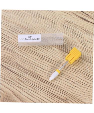 minkissy Nail File Bits Cuticle Drill Bit Nail Art Supplies Manicure Drill Bit nail polish grinding bit Nail Grinding Head ceramic drill bit nail bit Accessories electric motor medium Yellow - Buy Online on GoSupps.com