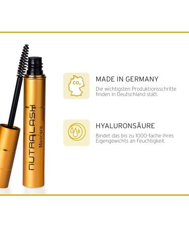 Nutralash Advantage Set: Volume-Boosting Mascara & Eyelash Growth Serum - Hyaluronic Acid Infused - 2 Pack (5ml & 1ml) - International Shipping Available - Buy Online on GoSupps.com