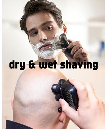AW Shaver Replacement Head - 6 Blades for AidallsWellup G-672 Head Shaver | Ideal for Bald Men | Includes Cleaning Brush - Buy Online on GoSupps.com