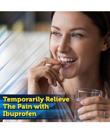 Timely Ibuprofen 200mg - 1000 Tablets | Pain Relief & Fever Reducer for Adults | Comparable to Advil | Headache, Menstrual Pain, Tooth & Muscle Aches - Buy Online on GoSupps.com