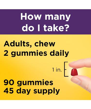 Nature Made Biotin 3000 mcg Gummies - Healthy Hair, Skin & Nail Support - 90 ct - Buy Online on GoSupps.com