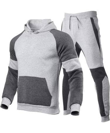 Men's Hanxiulin Training Suit - Casual Jogging & Sports Jacket | Hooded Sweat Jacket for Running & Leisure in Gray - Buy Online on GoSupps.com