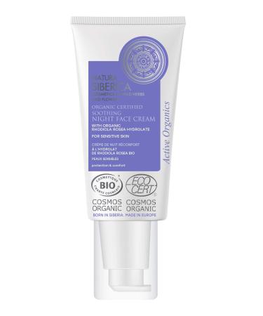 Natura Siberica Organic Certified Sensitive Skin Soothing Night Face Cream Night Cream