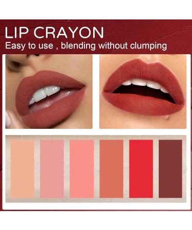 SOUTHJIELING 6pcs Lipstick Pencil Lip Liner Waterproof Practical Lip Pencil for Various Occasions - Buy Online on GoSupps.com
