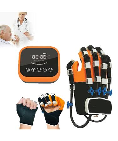 Finger Training Device Electric Hand Rehabilitation Robot Gloves for Training Finger Flexion Correction Finger Extension Exercise for Stroke Hemiplegia Patie