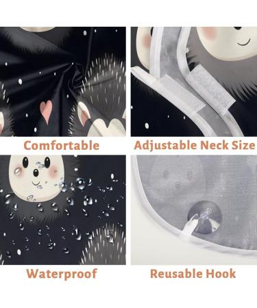 Animal Hedgehog Beard Bib Apron - Best Beard Hair Catcher for Men Perfect Father's Day & Christmas Gift with Suction Cups - Buy Online on GoSupps.com