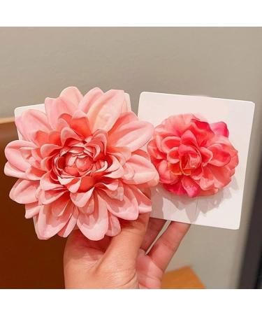 REDYY Peony Flower Hairpins Hot Girl Chinese Peony Flower Hair Clip Wedding Hair Clip For Woman Ponytail Hair Clip Hair Blue and green butte - Buy Online on GoSupps.com