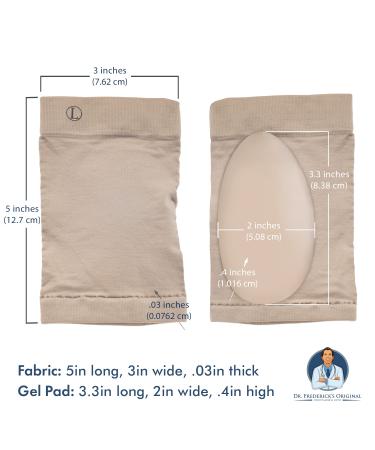 Dr. Frederick's Original Arch Support Sleeve Set - 2 Soft Gel Sleeves for Flat Foot & Plantar Fasciitis Pain Relief - Women's 6-10, Men's 4.5-8 - Buy Online on GoSupps.com