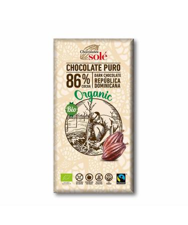 CHOCOLATES SOLE Dark chocolate 86 Eco CHOCOLATES SOLE