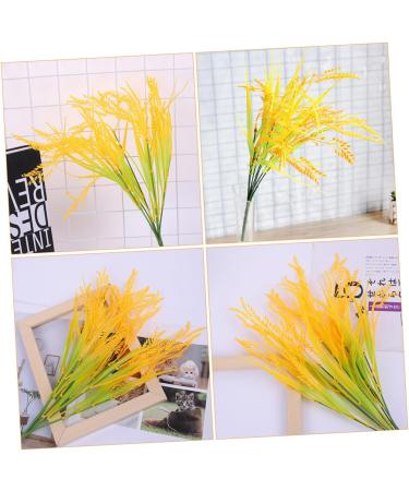 Zerodeko 4pcs 7 Simulated Rice Wheat Ear Flower House Decorations for Plants Realistic Wheat Ear Faux Plants Fake Wheat Ear Faux Greenery Artificial Ears of Wheat Paddy Plastic - Buy Online on GoSupps.com