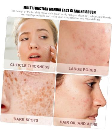 MERRYHAPY Face Silicone Scrubber Silicone Facial Brush - Buy Online on GoSupps.com