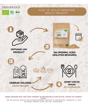 FRISAFRAN Bio Andes Raw Maca Powder 200g Maca Powder Gelatinized Peruvian Maca ground Peruvian maca organic maca root Of course Gluten Free Raw Ground maca root - Buy Online on GoSupps.com