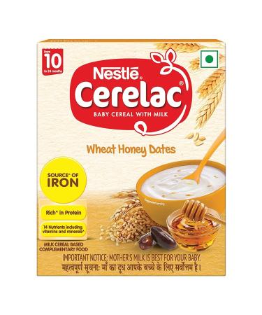 Generic Baby Cereal with Milk Wheat Honey Dates From 10 to 24 Months 300g