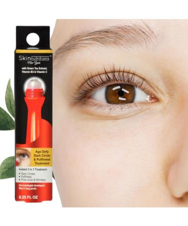 Age Defy Serum for Dark Circles Puffiness & Fine Lines | Peptides & Green Tea Extract - Shop Internationally - Buy Online on GoSupps.com
