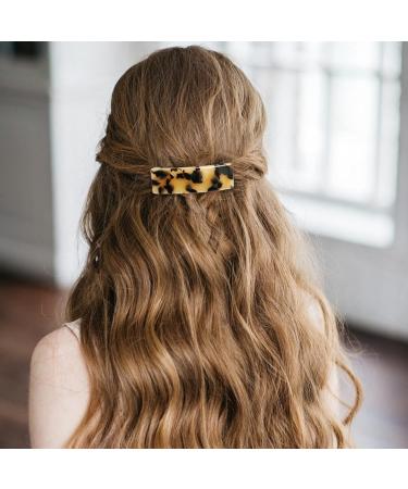 6 Pcs French Classic Hair Clips | Retro Bronze Metal Hair Clips Set for Women & Girls - Stylish Hair Accessories - Buy Online on GoSupps.com