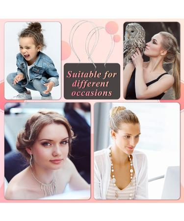 Syhood Metal Double Layer Headbands - Wedding Hair Band for Women and Girls - Buy Online on GoSupps.com