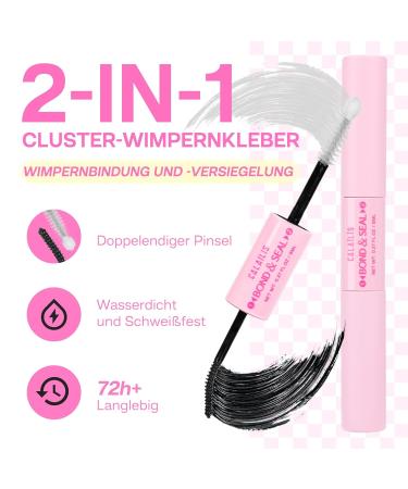 Calailis DIY Eyelash Extensions Set - 144 D Curl Individual Eyelashes with Adhesive Sealer & Applicator | YY29 Kit for Professional Quality Lash Extension - Buy Online on GoSupps.com