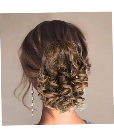 Fake Hair Claw Clip Ponytail Extension 9inch Ponytail Extension Synthetic Short Curly Clip in Ponytail Hair Extensions for Women Exquisite Breathable Drawstring Ponytail for Hairstyling - Buy Online on GoSupps.com