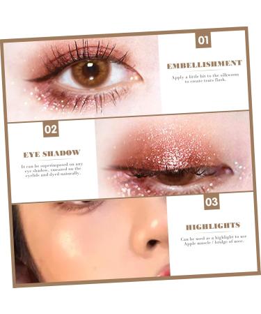MUSISALY 2pcs Eyeshadow Make up Eye Makeup Liquid Eye Shadow Shampoo+shield Cosmetics Plastic - Buy Online on GoSupps.com