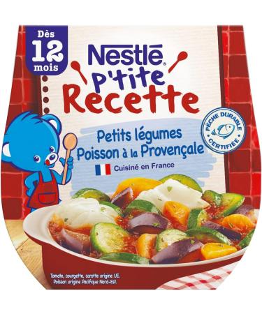 Nestl B b P'tite Recipe Complete Dish Fish with Provencal Style from 12 Months - 2 x 200 g - Buy Online on GoSupps.com