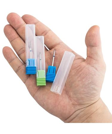 OIIKI 3PCS Diamond Nail Drill Bits for Electric Nail File Machine - Cuticle Clean Carbide Rotary Burrs for Pedicure Nail Art - Buy Online on GoSupps.com