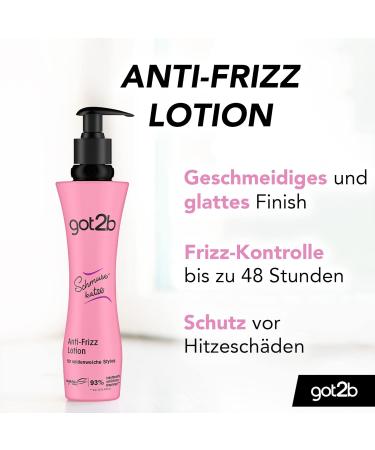got2b Anti-frizz cat lotion (200 ml) styling lotion for flexible hairstyles tames hair and gives a silky smooth feeling - Buy Online on GoSupps.com