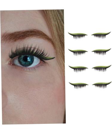 POPETPOP Glitter Eyeliner 24 Pairs False Eyelash Stickers Decor Eyeliner Strip Sticker Eyelash Sticker for Women Glue - Buy Online on GoSupps.com