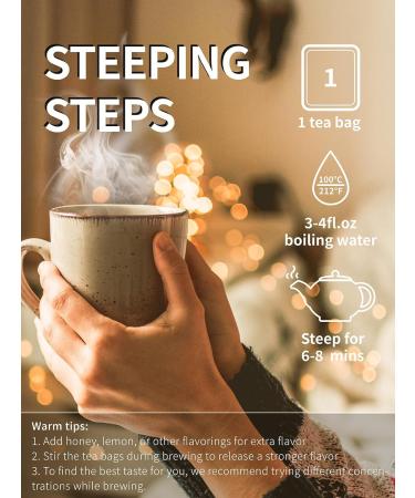  TeeLux TeeLux 100 Roasted Barley Tea Bags Pure Natural Barley Mugicha Unsweetened Caffeine Free Full-bodied Biodegradable Tea - Buy Online on GoSupps.com