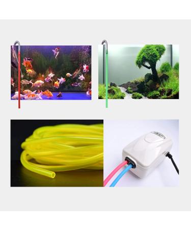 5m Air Pump Hose - Colorful PVC Aquarium Hose (4/6mm) in Green Blue Red Yellow & Black - Ideal for Oxygen Aeration - Buy Online on GoSupps.com