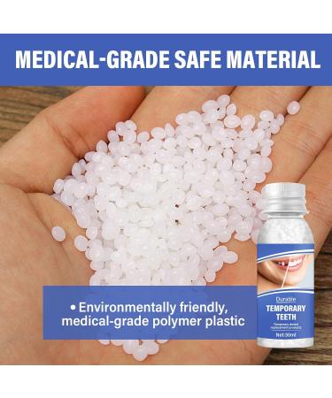 Tooth Filling Repair Kit: Temporary Tooth Kits with Moldable False Teeth - Easy to Use - White - Buy Online on GoSupps.com