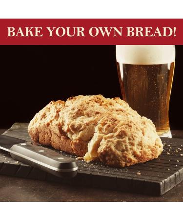 Arva Beer Bread Mix - Just add Beer Carbonated Drink Or Soda (500g) Beer Bread Kit - Ready in 45 Minutes - Gourmet Cheddar & Chives Beer Bread Mixes - No Yeast Easy Baking Batter Dough - Buy Online on GoSupps.com