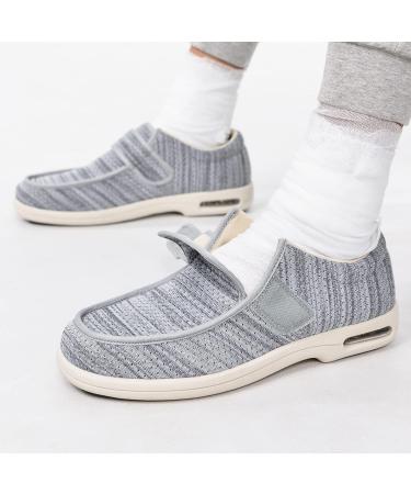 SDEQA Men's Wide Width Adjustable Diabetic Shoes for Swollen Feet - Size 10 F - Buy Online on GoSupps.com