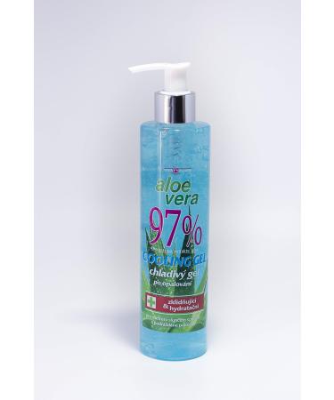 Aloe Vera gel 97% cool and regenerating gel after sunbathing small wounds after bite sting healer burning after shave