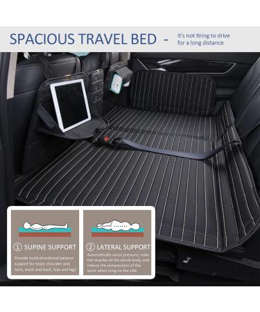 Portable Car Bed Mattress for Travel | Back Seat Camping Mattress | Comfortable Sleeping Solution in Nero (Size A) - Buy Online on GoSupps.com