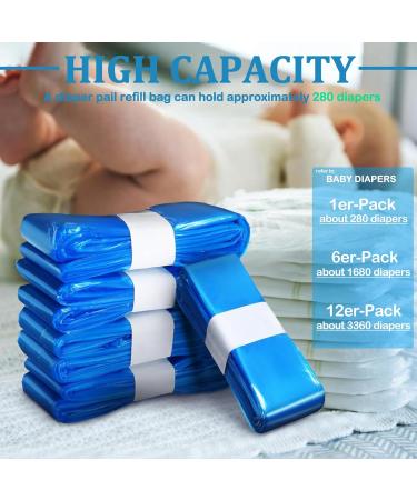 HUPIRCT 6 Series Pack Diaper Pail Cassettes | Superior Sealing & Toughness | Compatible with All Diapers & Cat Lines - International Shipping Available - Buy Online on GoSupps.com